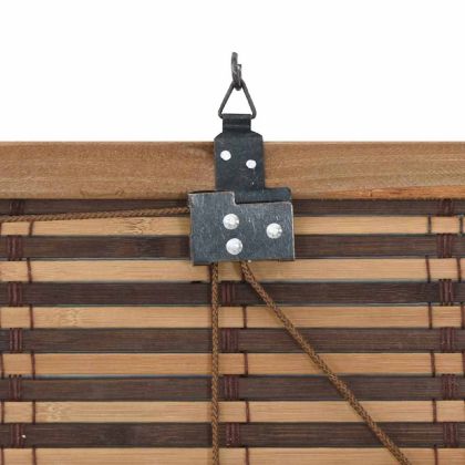 Ролетна щора С завеси Кафяво 90 x 220 cm бамбук