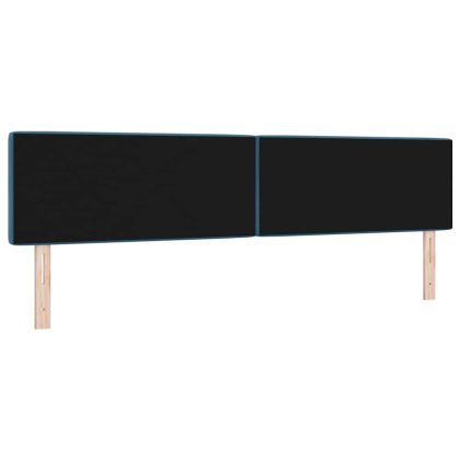 Облегалка за глава с таблото Тъмен син 200 cm Изкуствена