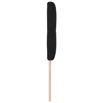 Облегалка за глава с таблото Черно 200 cm текстил