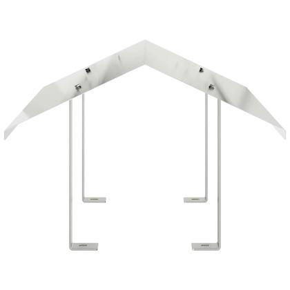 Капак за камина Сребрист 50 x 60 x 37 см Неръждаема стомана