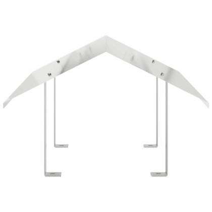 Капак за камина Сребрист 60 x 60 x 38 cm Неръждаема стомана