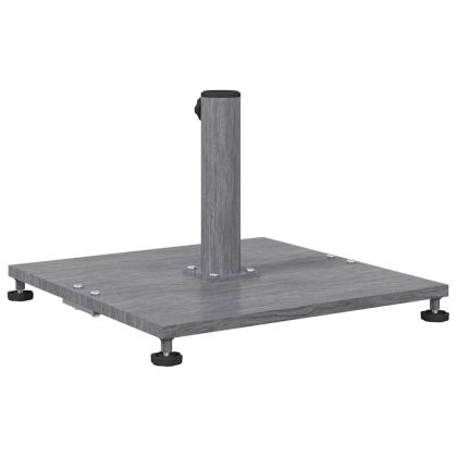 Основа за чадър Тъмен сив дървесен вид 45 x 45 x 31 см