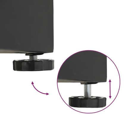 Основа за чадър Черно 45 x 45 x 31,5 см