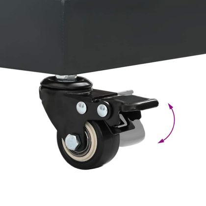 Основа за чадър Тъмен сив 45 x 45 x 31,5 см