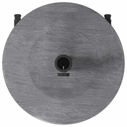 Основа за чадър Тъмен сив дървесен вид 48 x 48 x 32 см