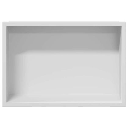 Нишата за душ Бяло 30 x 20 x 9.5 см Неръждаема стомана