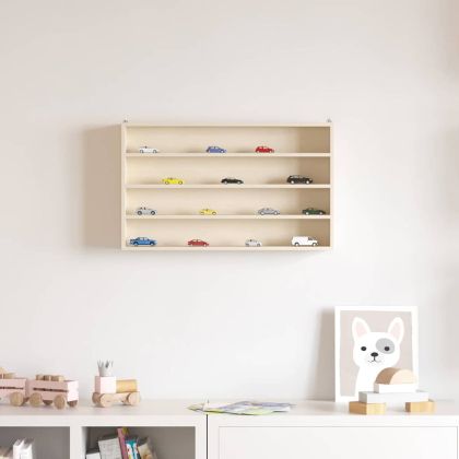 Дървен дисплей случай за колекционери Кафяво 60 х 8.5 х 37 см