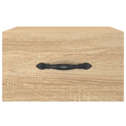 Нощно шкафче за стенен монтаж, сонома дъб, 35x35x20 см