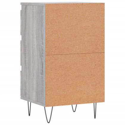 Бюфет сив сонома 40x35x70 см инженерно дърво