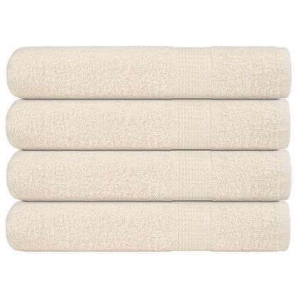 Кърпи 4 бр. FROGN кремави 100x200 см 100% памук