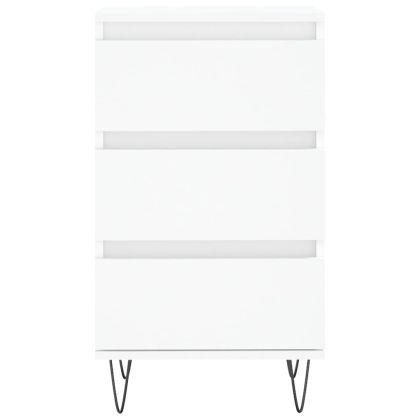 Бюфет бял 40x35x70 см инженерно дърво