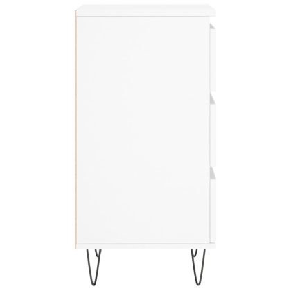 Бюфет бял 40x35x70 см инженерно дърво