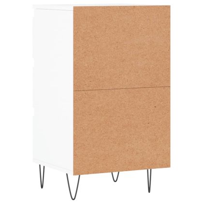 Бюфет бял 40x35x70 см инженерно дърво