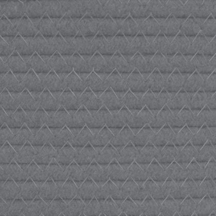 Кош за съхранение, сиво и бяло, Ø38x46 см, памук