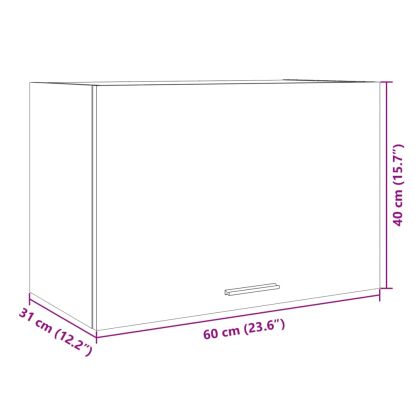 Висящ шкаф "Lyon" дъб сонома 60x31x40 см, инженерно дърво