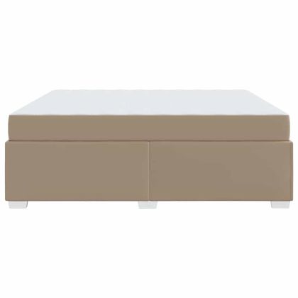 Рамка за легло с матрак Капучино 180 x 200 cm текстил