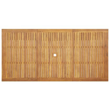 Комплект за хранене в градината 7 pcs Кафяво