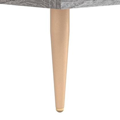 Висок шкаф, сив сонома, 34,5x34x180 см, инженерно дърво