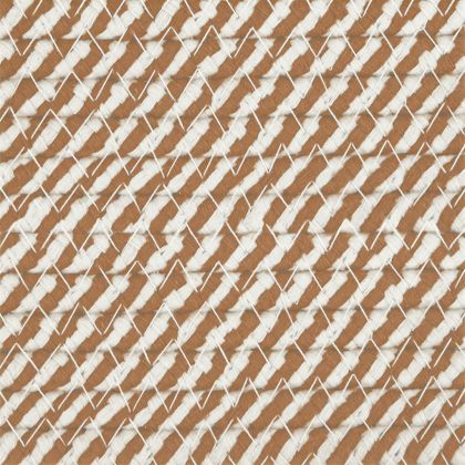 Кош за съхранение, 2 бр, кафяво и бяло, Ø24x18 см, памук