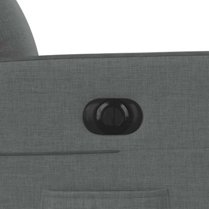 Електрически наклоняем стол, тъмносив, текстил