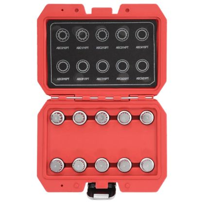 Комплект от 10 вложки за секретни болтове на джанти за VW