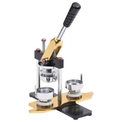 Преса за значки с 500 бр заготовки 25 мм с кръгово рязане