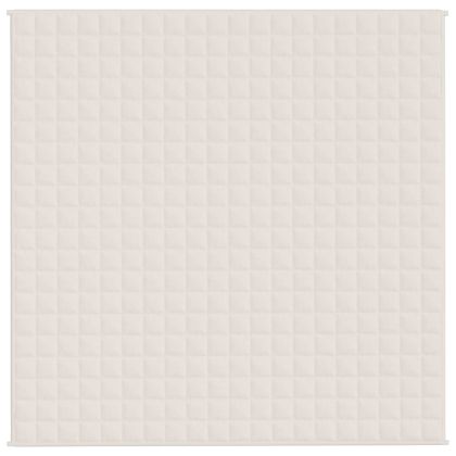 Утежнено одеяло светлокремаво 200x200 см 13 кг плат