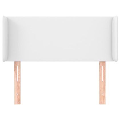 Горна табла за легло, розова, 83x16x78/88 см, изкуствена кожа