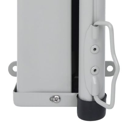 Прибираща се дворна странична тента, 220x500 см, червена