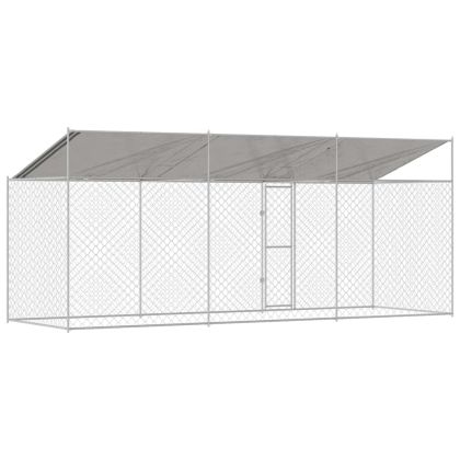 Клетка за куче Сребрист 600 x 200 x 256 см