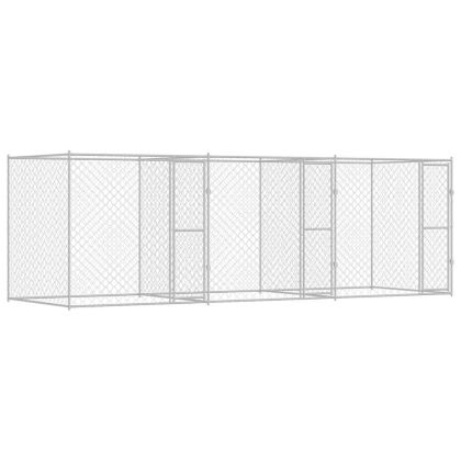 Клетка за куче Сребрист 600 x 200 x 200 см