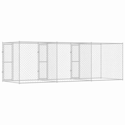 Клетка за куче Сребрист 600 x 200 x 200 см