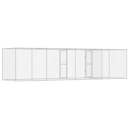 Клетка за куче Сребрист 600 x 200 x 200 см