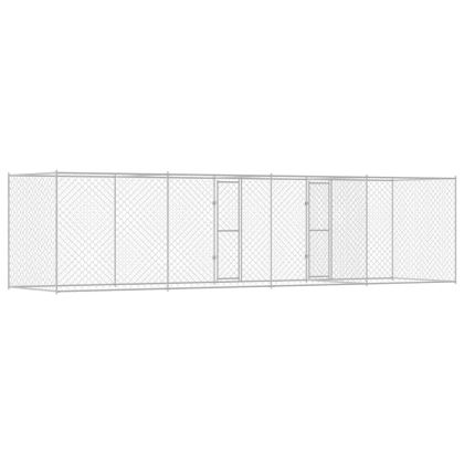Клетка за куче Сребрист 800 x 200 x 200 см