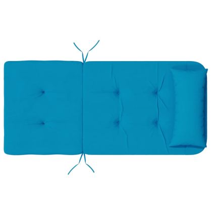 Възглавници за столове Адирондак 2 бр светлосини Оксфорд плат