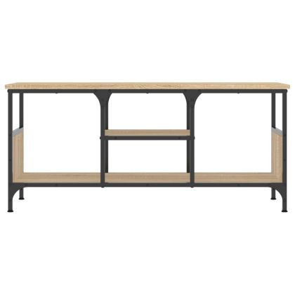 ТB шкаф, сонома дъб, 100x35x45 см, инженерно дърво и желязо