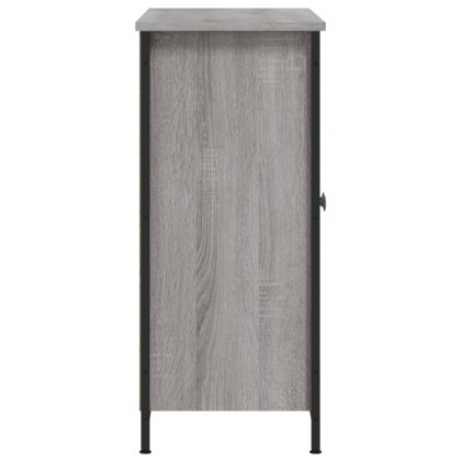 Сайдборд, Сив сонома, 100x33x75 см, инженерно дърво