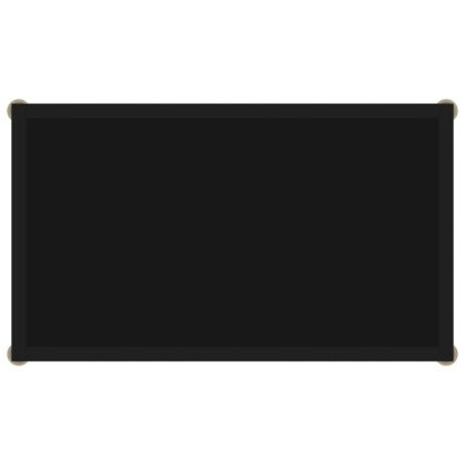 Конзолна маса, черна, 60x35x75 cм, закалено стъкло