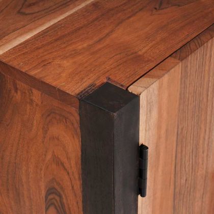 Служебен шкаф с чекмедже 3 pcs Кафяво 55 x 30 x 75 см