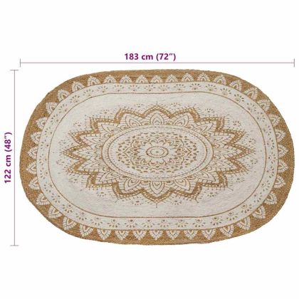 Килим Кафяво 122 x 183 cm юта