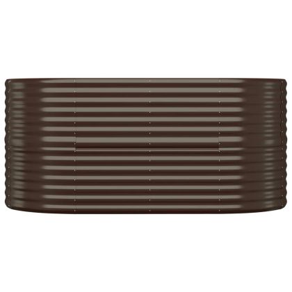 Градинска повдигната леха поцинкована стомана кафяво