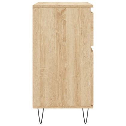 Сайдборд, дъб сонома, 60x35x70 см, инженерно дърво