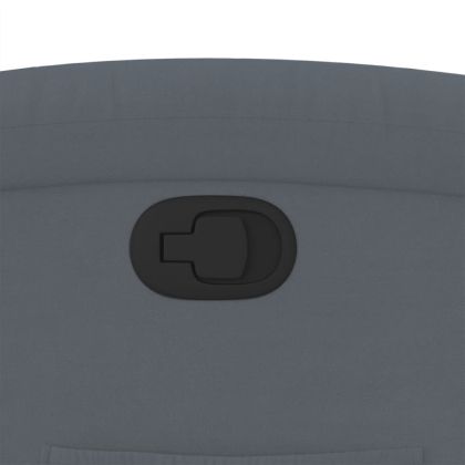 Фотьойл с регулируема облегалка, тъмносив кадифе