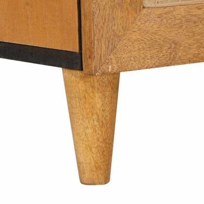 Служебен шкаф 2 pcs Кафяво 60 x 33 x 75 cm мангово дърво масив