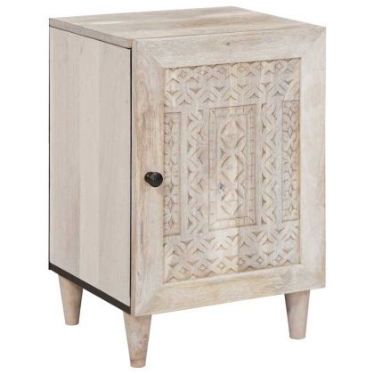 Комплект мебели за баня с чекмедже 5 pcs Бяло Инженерно дърво