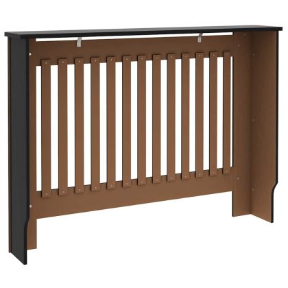 Калъф за радиатор 2 pcs Черно 112 x 19 x 81,5 см