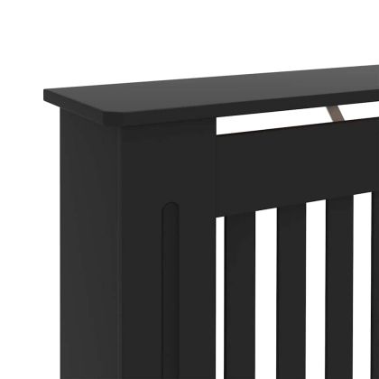 Калъф за радиатор 2 pcs Черно 112 x 19 x 81,5 см