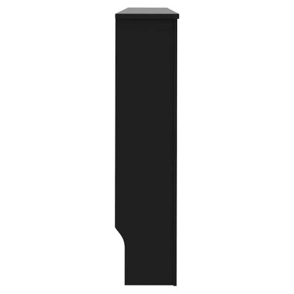 Калъф за радиатор 2 pcs Черно 152 x 19 x 81,5 см