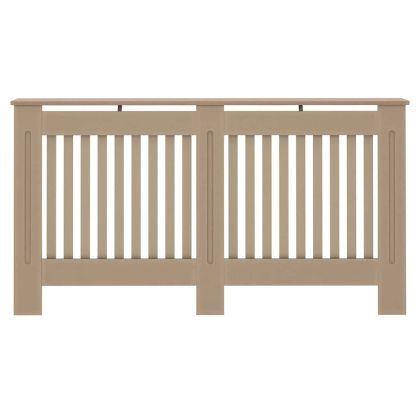 Калъф за радиатор 2 pcs Кафяво 152 x 19 x 81,5 см