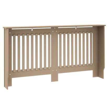 Калъф за радиатор 2 pcs Кафяво 152 x 19 x 81,5 см